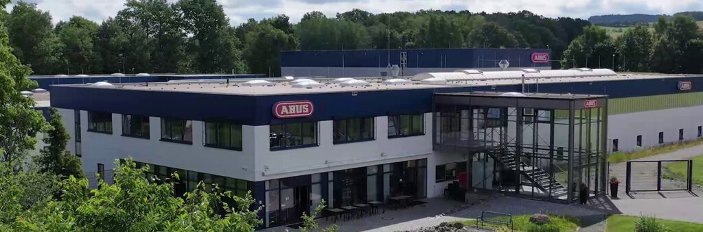ABUS company building at the Pfaffenhain site