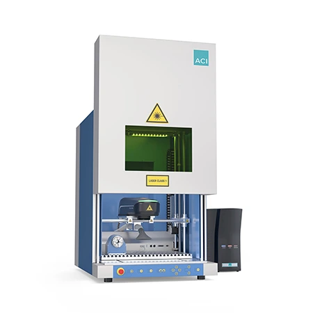 Estaciones láser Workstation Professional con marcador láser de fibra DFL Ventus y eje de rotación