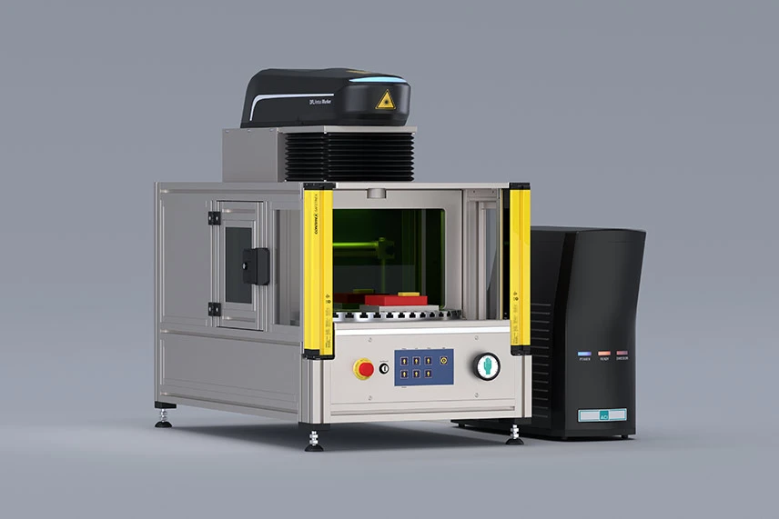 Laserstation Workstation RT 400 mit Faserlaser DFL Ventus Marker