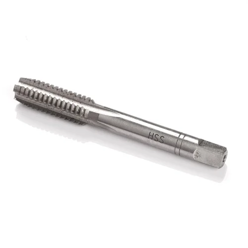 Laserbeschrifung eines Gewindebohrers aus HSS Stahl