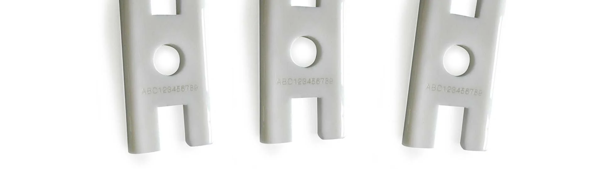 Composant céramique gravé au laser