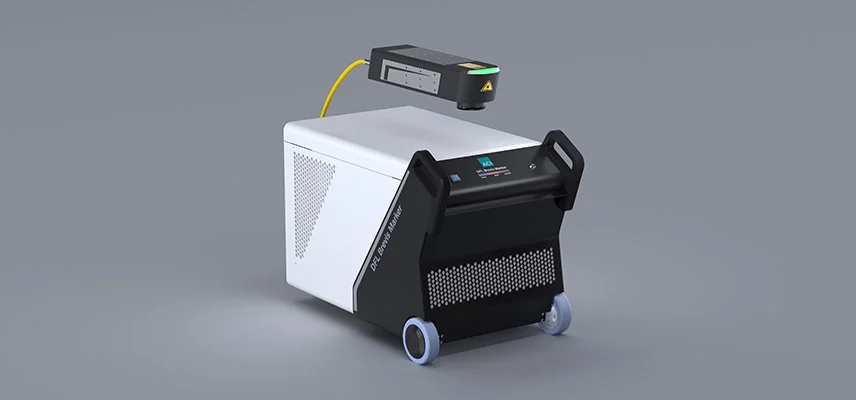Ultrashort pulse laser DFL Brevis Marker of the Business Fiber USP series - supply unit and laser head
